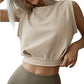 Sexy Navel-Exposed Sweatshirt Summer Tops Women's Clothing