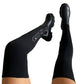 Over-Knee Black Boots Side Zipper Fashion Platform Sock Shoes