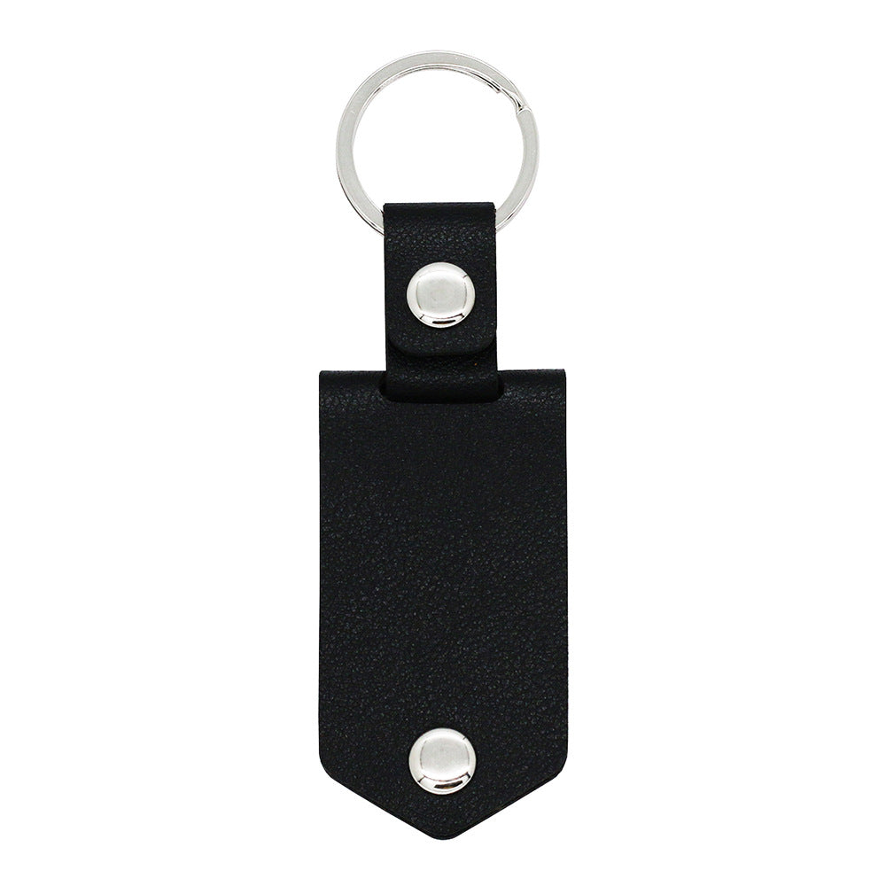 Leather Photo UV Color Printed Keychain