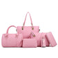 Embossed Six Piece Set Mother Bag