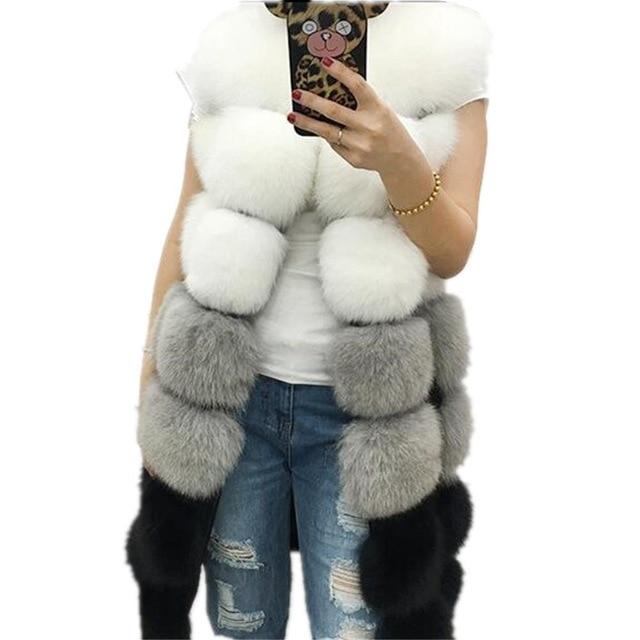 winter jacket for women Fur Vest