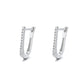 Geometric U-Shape Earrings | Women's Geometric Earring | Trend N Trove