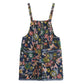 Sommerliche Shorts mit Jeansriemen und Print