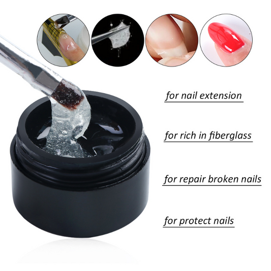 Creacked Repair Glue Nail Fiber Silk Extension