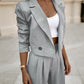 Women's Fashion Straight Pants Suit