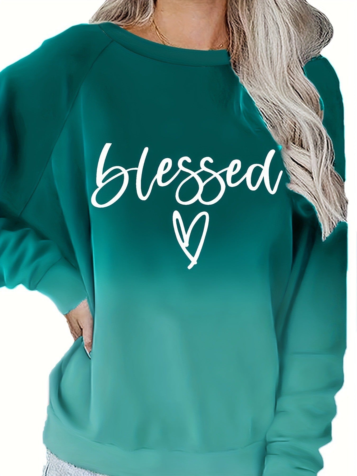 Modisches Damen-Sweatshirt mit Buchstaben-Print