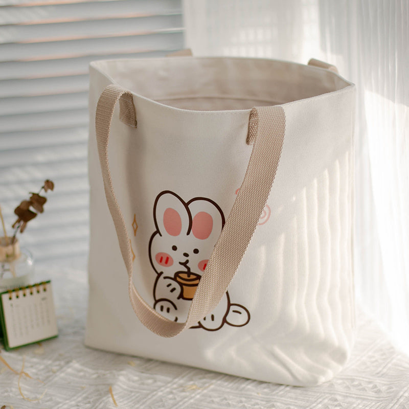 Women's Canvas Artistic Portable One-shoulder Mummy Tote Bag