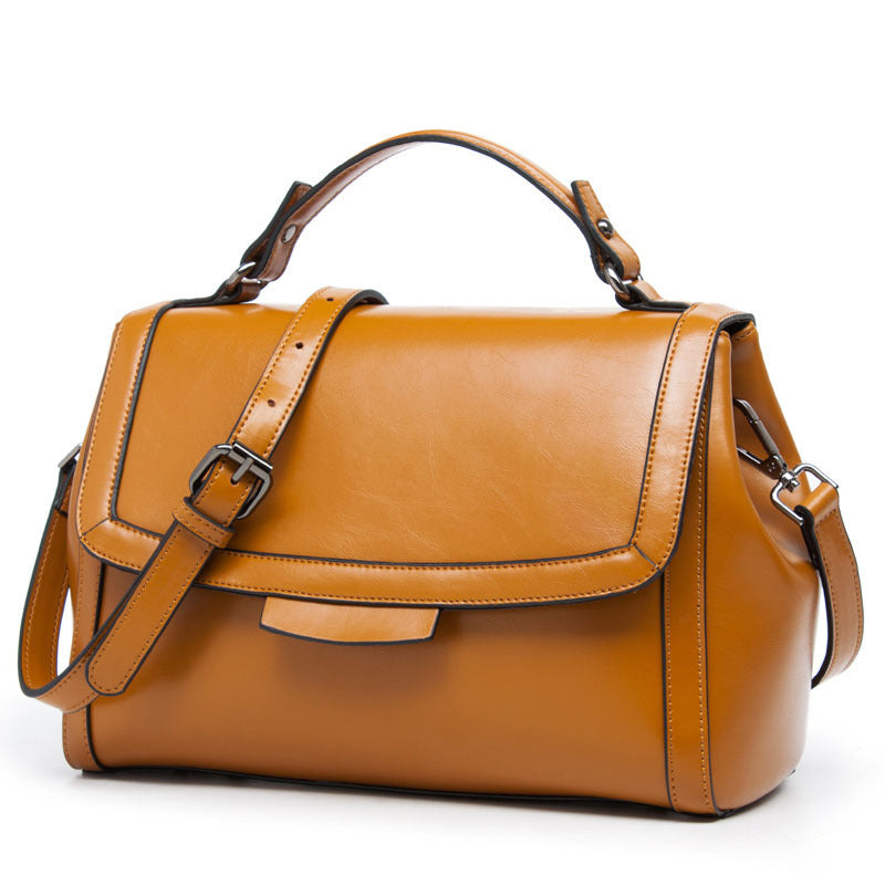 Damentasche aus echtem Leder, All-Match-Schulter-Crossbody