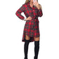 Women's Long Sleeve Plaid Elegant Shirt