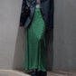 Women's Long-sleeve Blouse Long Skirt Sequined Suit