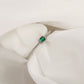 Anello All-match in argento sterling S925 classico con diamanti microintarsiati in zirconio verde