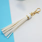 Background Color Leather Tassel Key Chain Silica Gel Bracelet