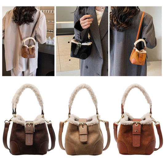 Bags Women Shoulder Bag Casual Retro Plush