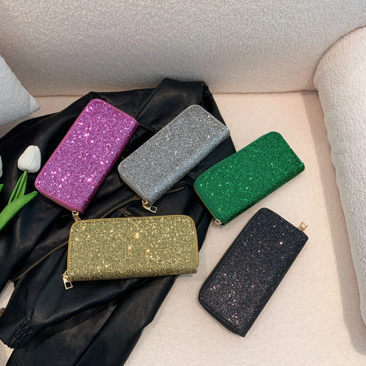 Fashionable Sequins Small Bag Women's Clutch