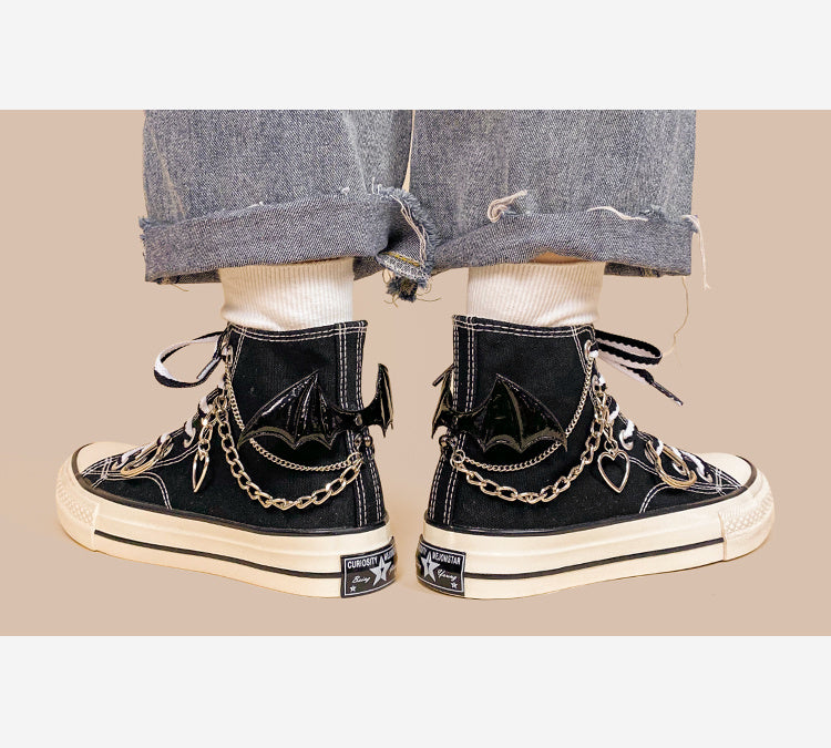 Handgemachte High Top Canvas Schuhe