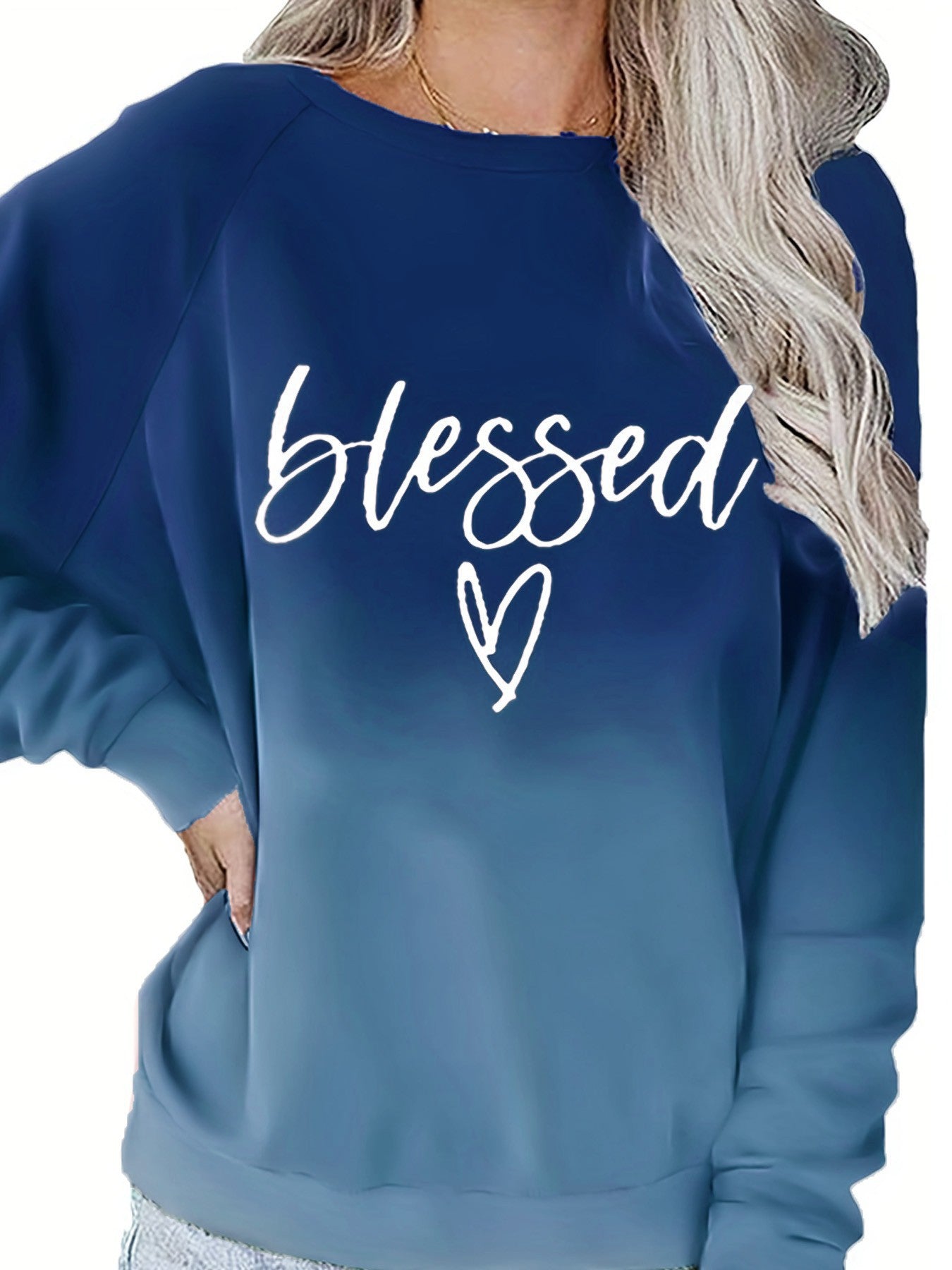 Modisches Damen-Sweatshirt mit Buchstaben-Print