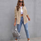 Fashion Ripped Shirt Jacket Female Autumn And Spring Casual Tops