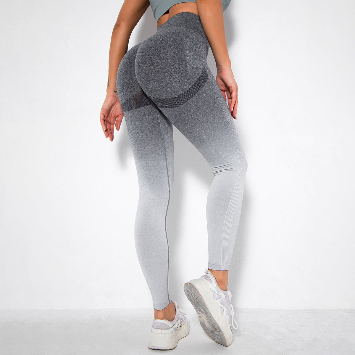 Fashion Gradient Seamless Quick-drying Yoga Pants