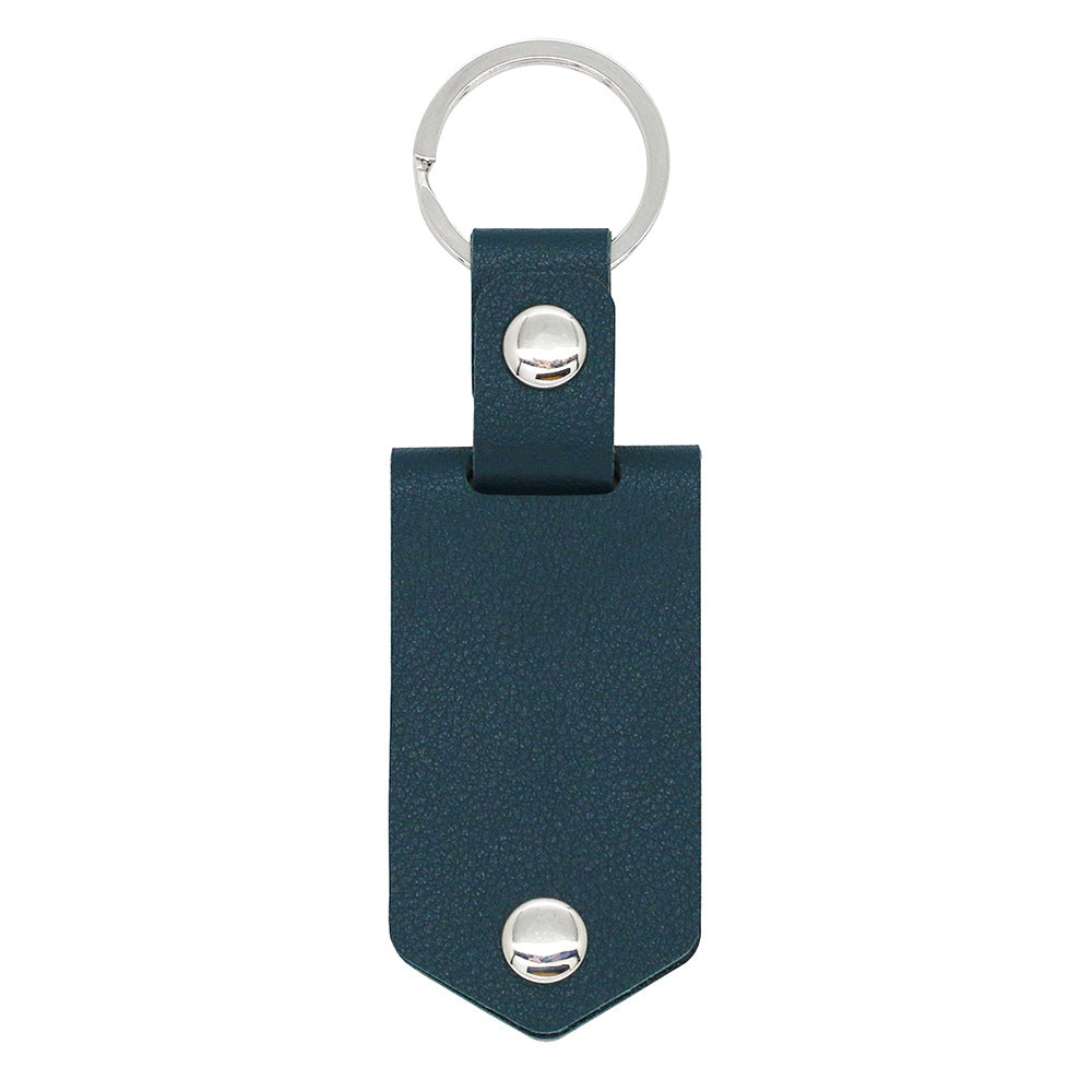 Leather Photo UV Color Printed Keychain