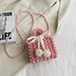 Pearl Popular New Mini Hand-woven Shoulder Messenger Bag For Women