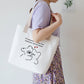 Women's Canvas Artistic Portable One-shoulder Mummy Tote Bag