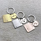 Creative Personality Keychain Calendar Lettering Couple