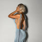 Slim Backless Dress Summer Camisole Gown Lace-up Long Dress