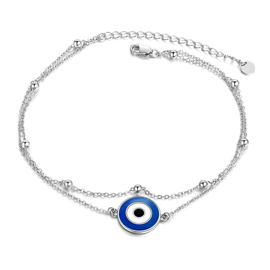 Round Evil Eye Anklet | Evil Eye Anklet | Trend N Trove