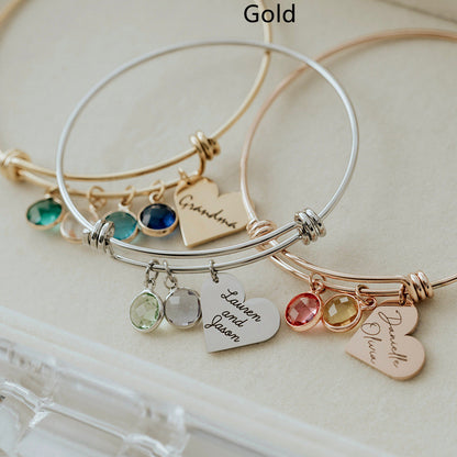 Birthstone Love Bracelet | Women's Birthstone Bracelet | Trend N Trove