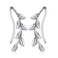 Sterling Silver Ear Climber Crawler Cuff  Leaf Earrings for Women Girls