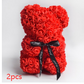 Love Gift Rose Bear Eternal Flower Rose Teddy Bear PE Foam Bear 25cm