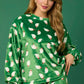 2024 Casual Flannel Pajama Sets For Women 2 Piece Cute Long Sleeve