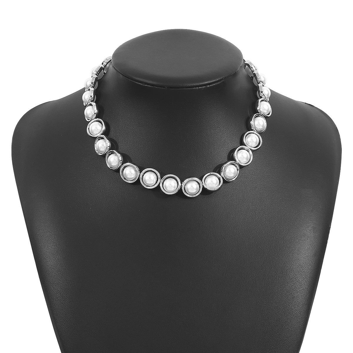 Collana elegante retrò con perle da donna