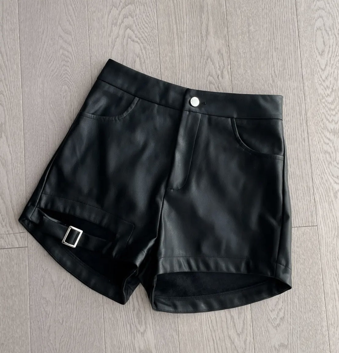 Women's Leather Shorts | Black Leather Shorts | Trend N Trove