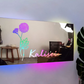 Personalized Name Bedroom Decor Illuminated Mirror