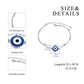 Round Evil Eye Anklet | Evil Eye Anklet | Trend N Trove