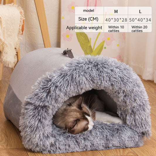 Winter Warm Dog Nest Moisture-proof Long Fur Cat Nest Cross Border Pet Nest