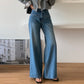 Schlankmachende Retro-Jeans mit hoher Taille