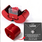 Fashion Jewelry Box Red Apple Necklace Eternal Rose For Girl