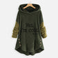 Autumn And Winter Hooded Printing Jacket