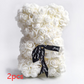 Love Gift Rose Bear Eternal Flower Rose Teddy Bear PE Foam Bear 25cm