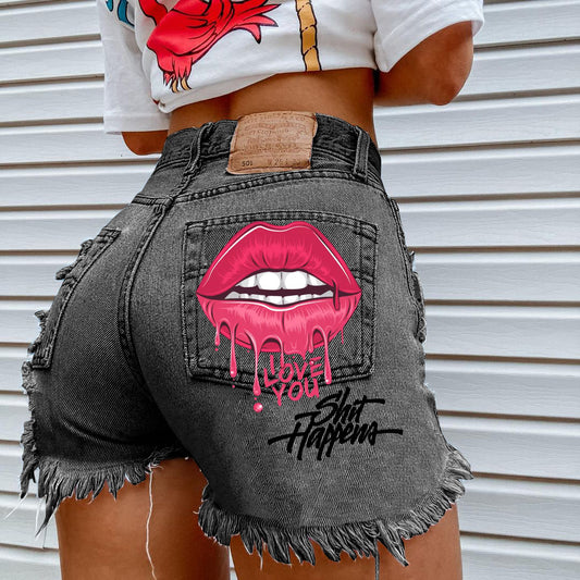 Fashion Ripped Denim Shorts