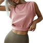 Sexy Navel-Exposed Sweatshirt Summer Tops Women's Clothing